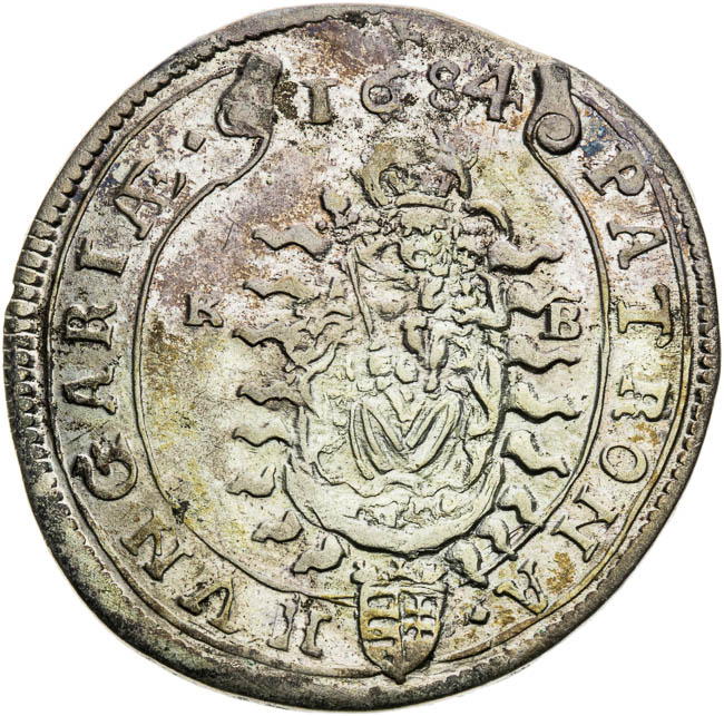 XV Kreutzer 1684 - back