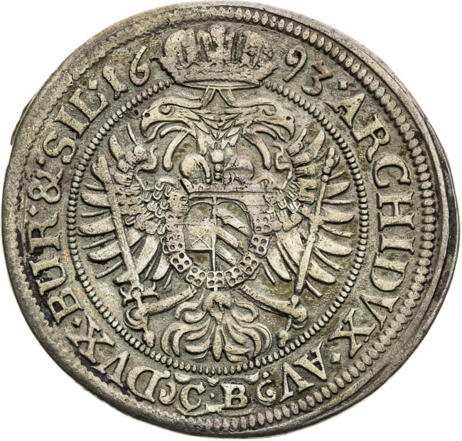 XV Kreutzer 1693 - back