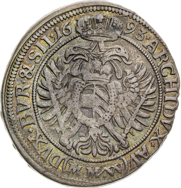 XV Kreutzer 1693 - back