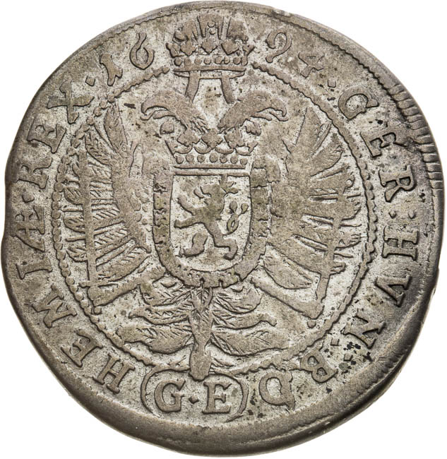 XV Kreutzer 1694 - back