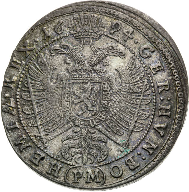 XV Kreutzer 1694 - back