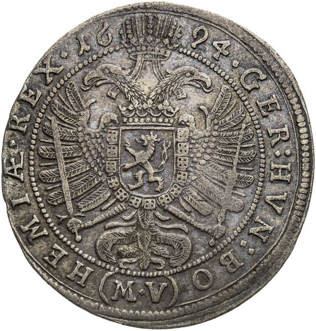 XV Kreutzer 1694 - back