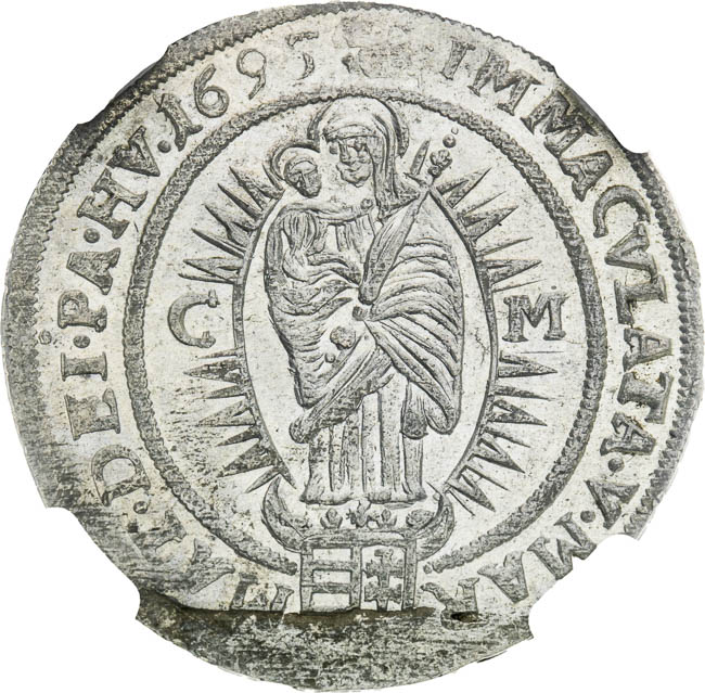 XV Kreutzer 1695 - back
