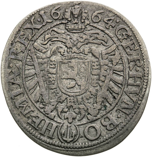 6 Grajciar 1664 - reverz