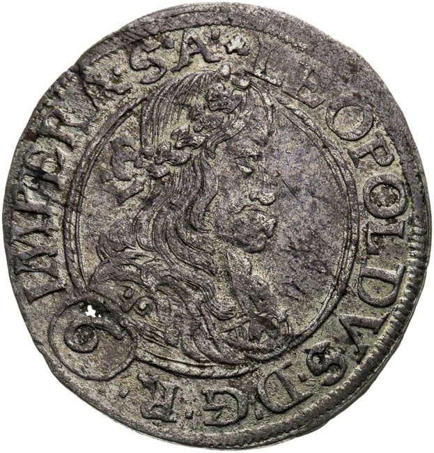 6 Grajciar 1674 - averz