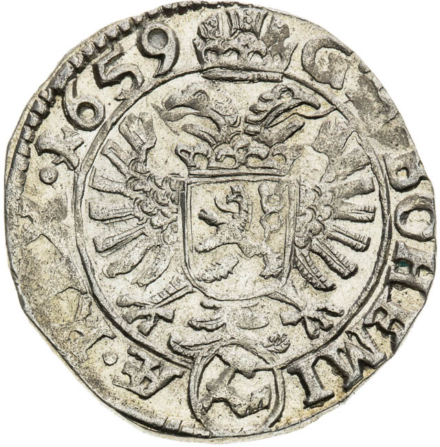 3 Grajciar 1659 - reverz