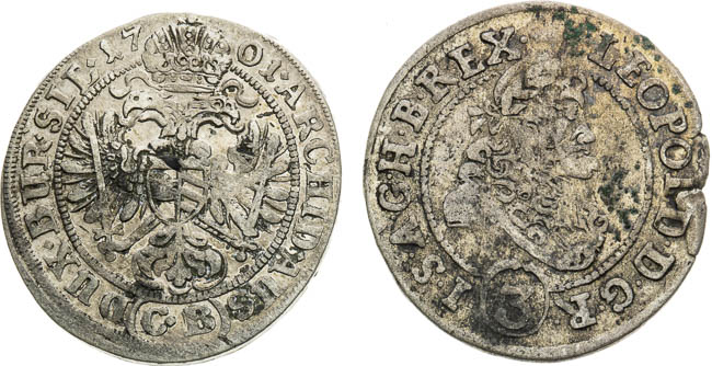 3 Kreutzer (2 pcs) - back