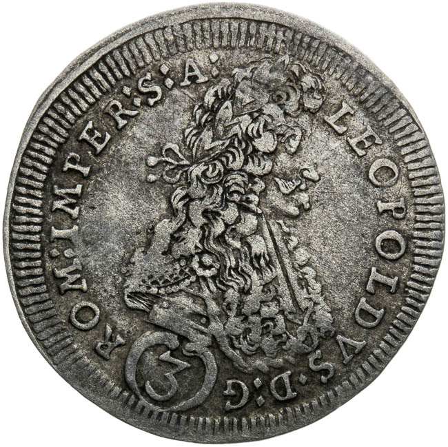 3 Kreutzer 1695 - front