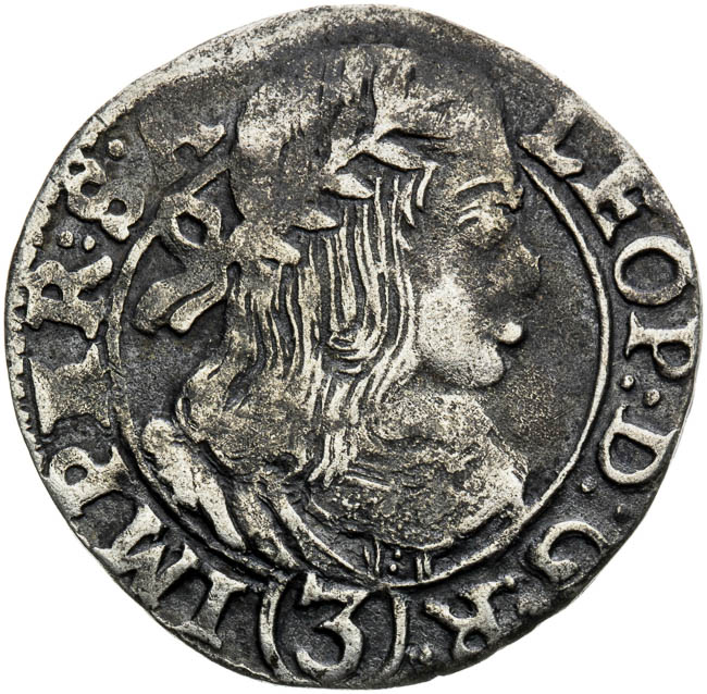 3 Kreutzer 1659 - front
