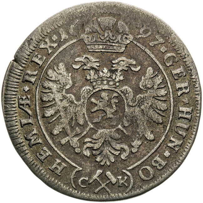 3 Grajciar 1697 - reverz