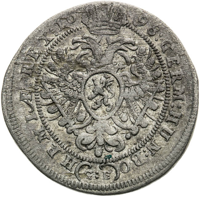3 Grajciar 1698 - reverz