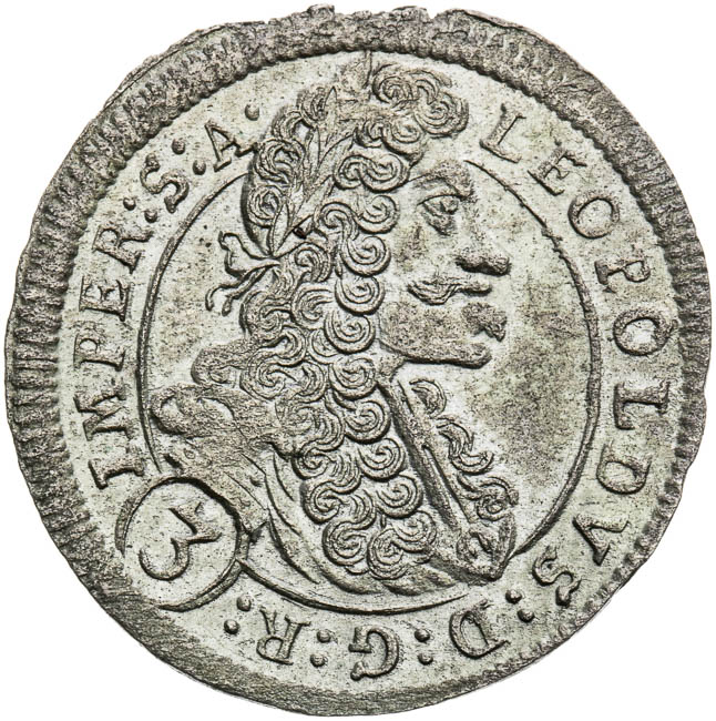 3 Grajciar 1699 - averz