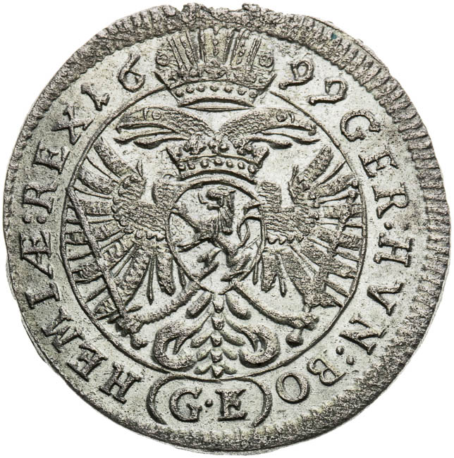 3 Grajciar 1699 - reverz
