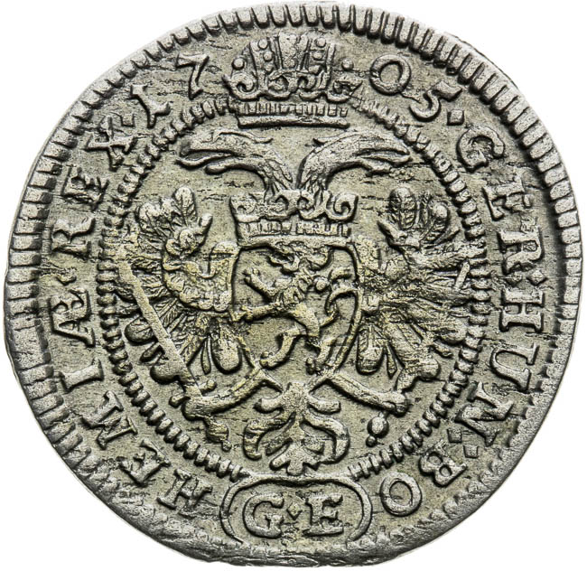 3 Grajciar 1705 - reverz