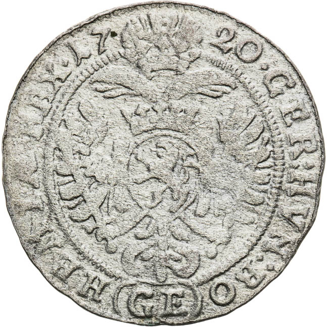 3 Kreutzer 1720 (1702) - back