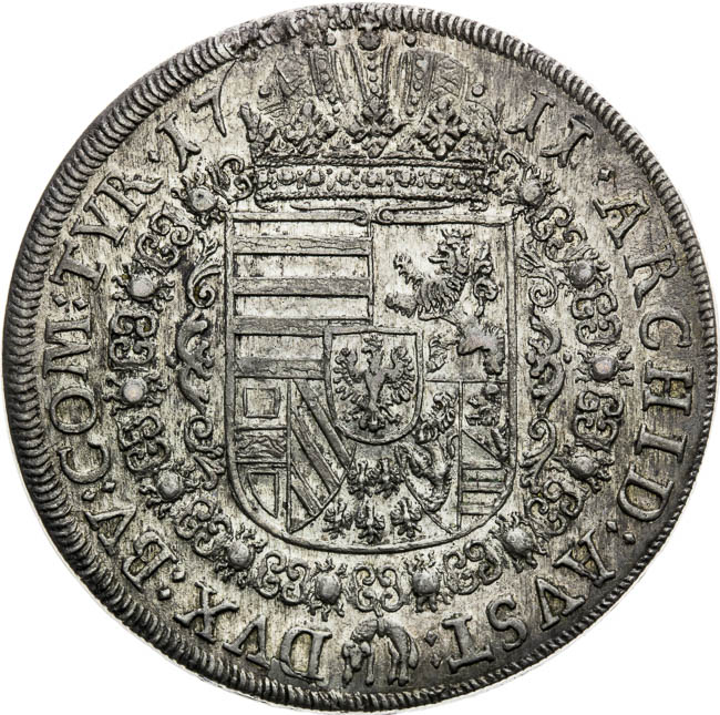 Thaler 1711 - back