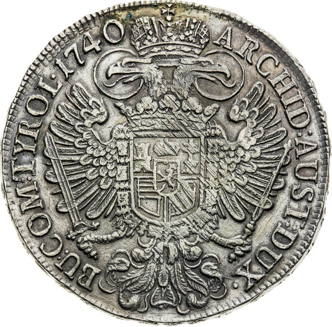 Thaler 1740 - back