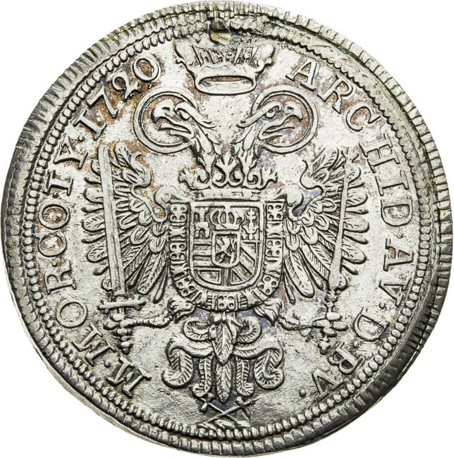 1/2 Thaler 1720 - back