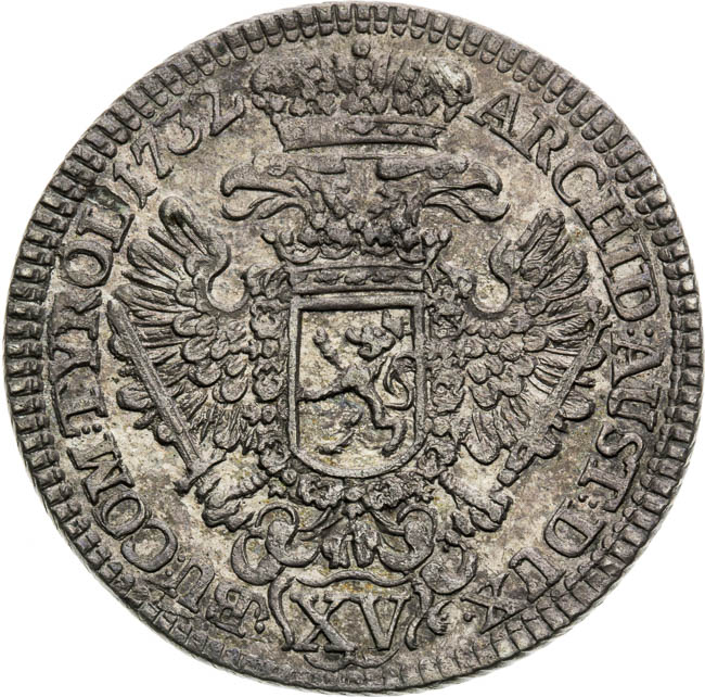 XV Kreutzer 1732 - back