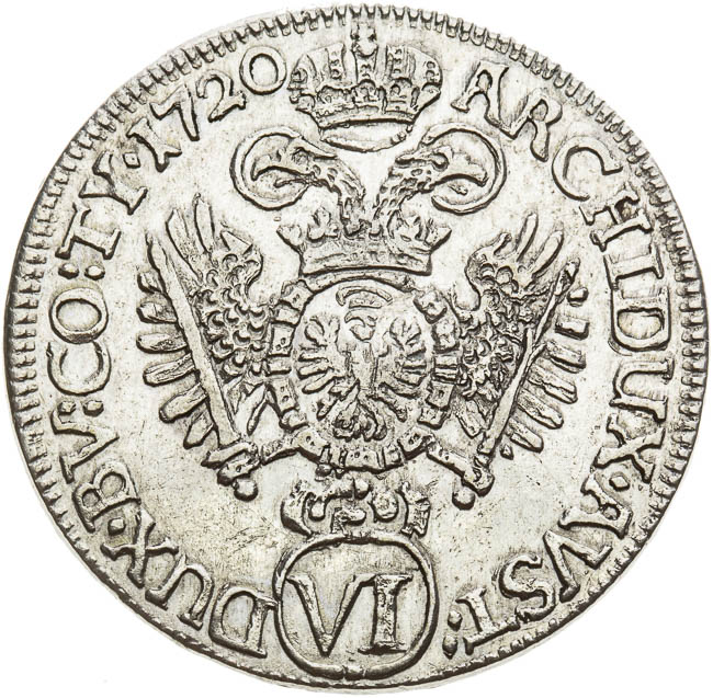 VI Kreutzer 1720 - back