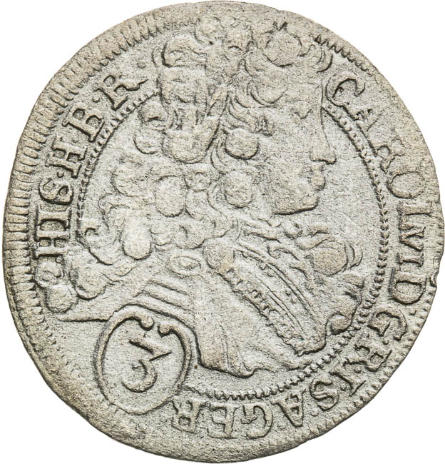 3 Kreutzer 1715 - front