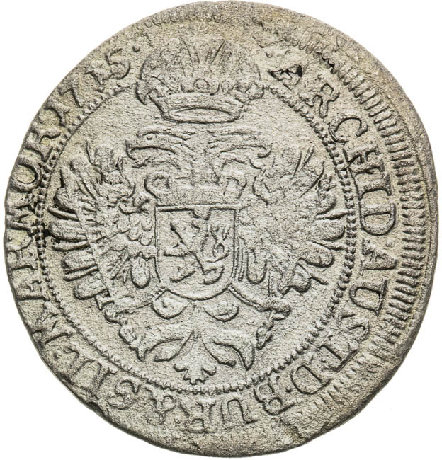 3 Kreutzer 1715 - back