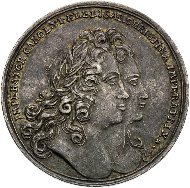 Silver medal 1723 - front
