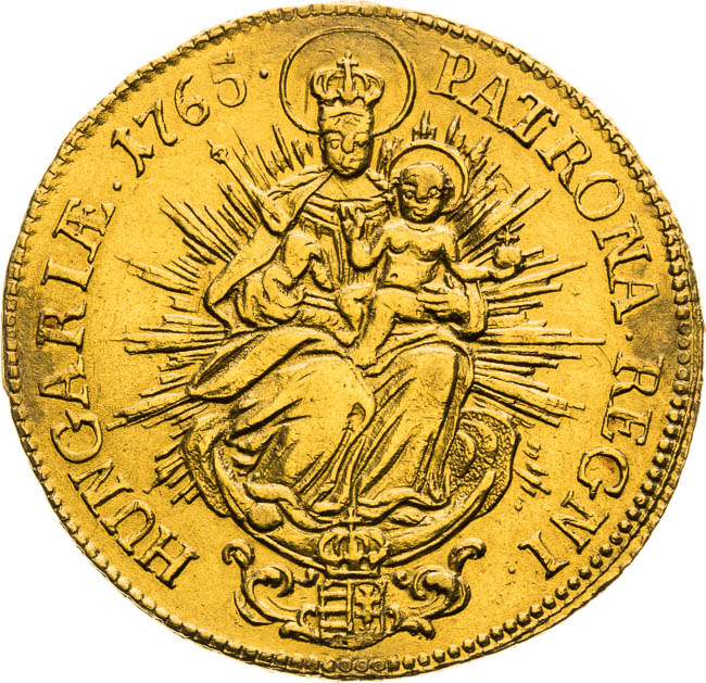 2 Ducats 1765 - back