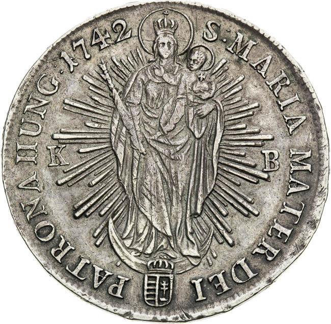 Thaler 1742 - back