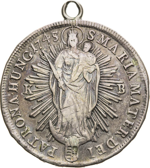 Thaler 1745 - back