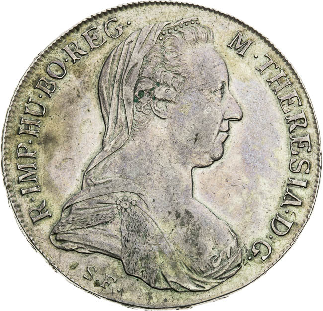 Thaler 1780 - front