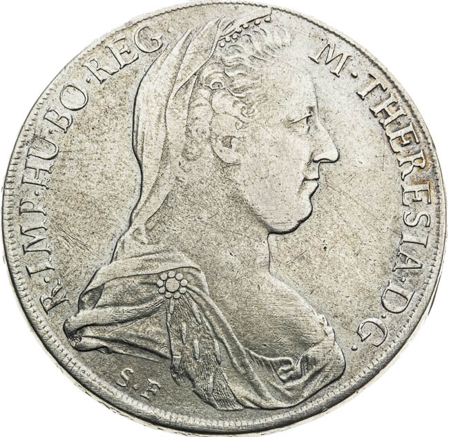 Thaler 1780 - front
