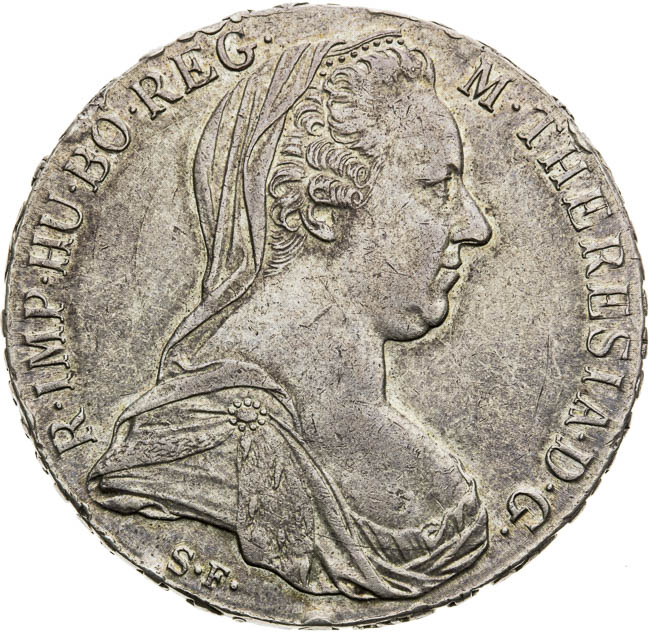 Thaler 1780 - front