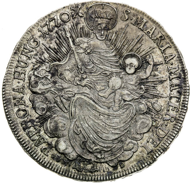 1/2 Thaler 1770 - back