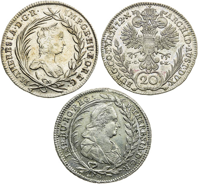 20 Kreutzer (3 pcs) - front