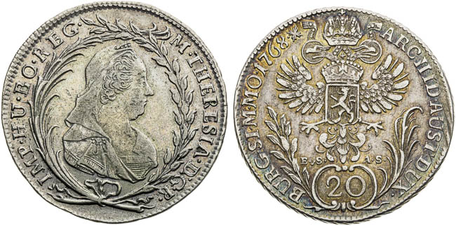 20 Kreutzer (2 pcs) - front
