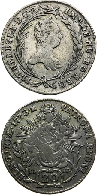 20 Kreutzer (2 pcs) - front