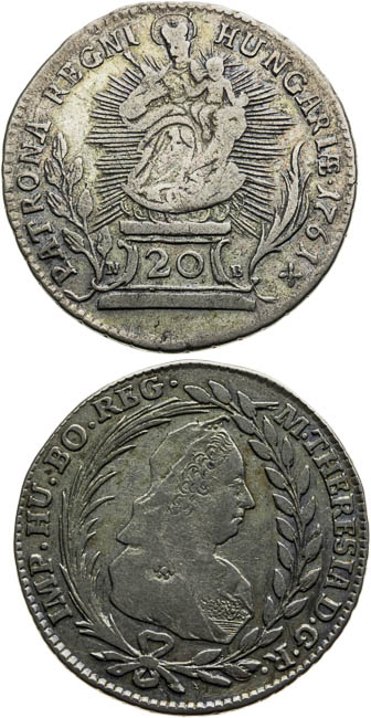 20 Kreutzer (2 pcs) - back