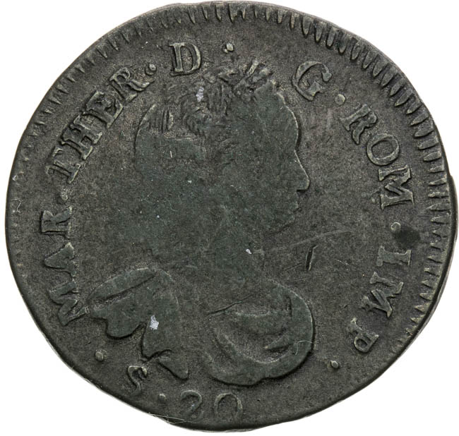 20 Soldi 1754 - averz