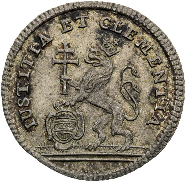 Silver Token 1743 - back
