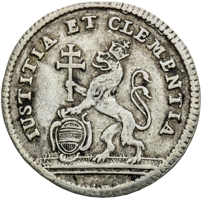 Silver Token 1743 - back