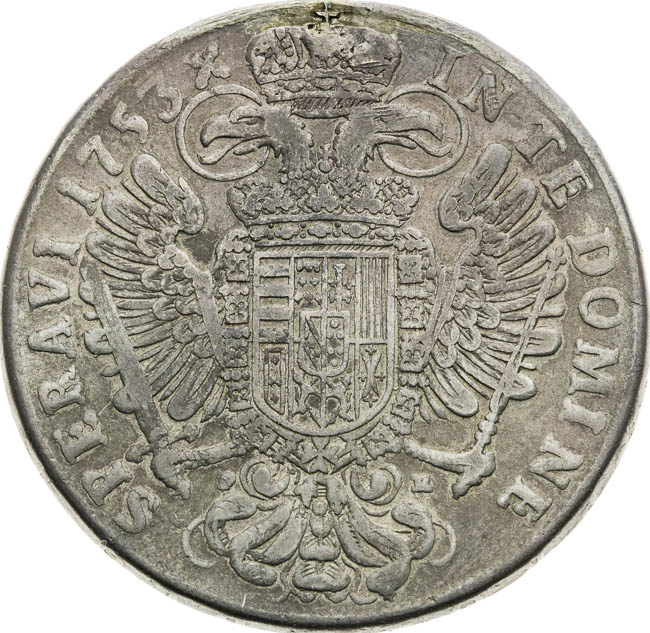Thaler 1753 - back