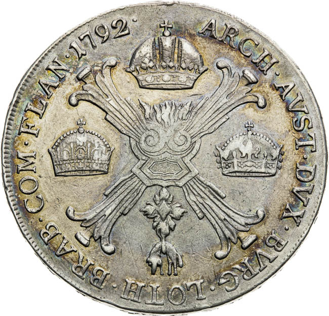Thaler 1792 - back