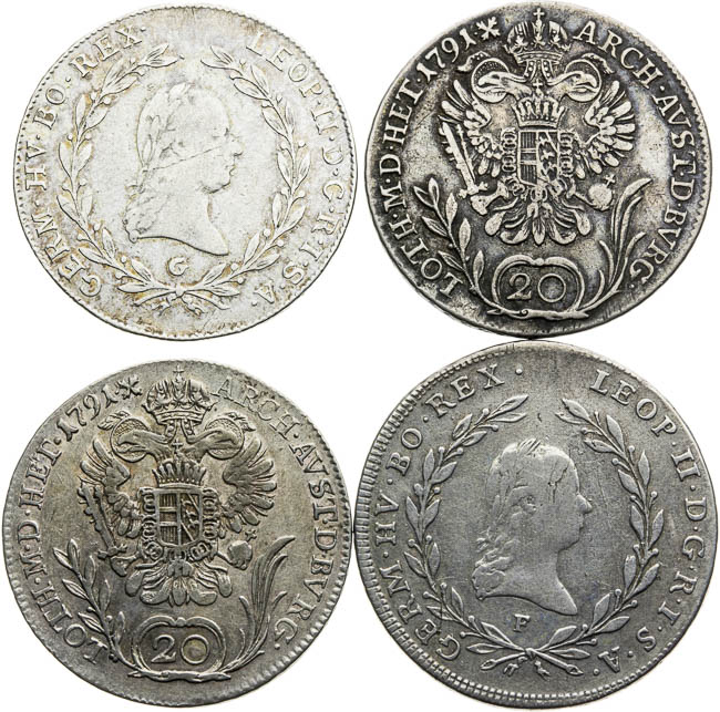 20 Kreutzer (4 pcs) - front