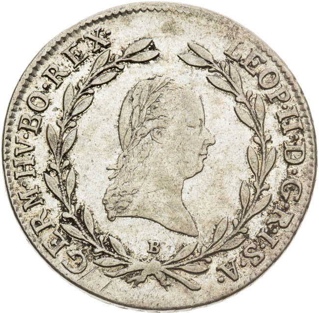 20 Kreutzer 1791 - front