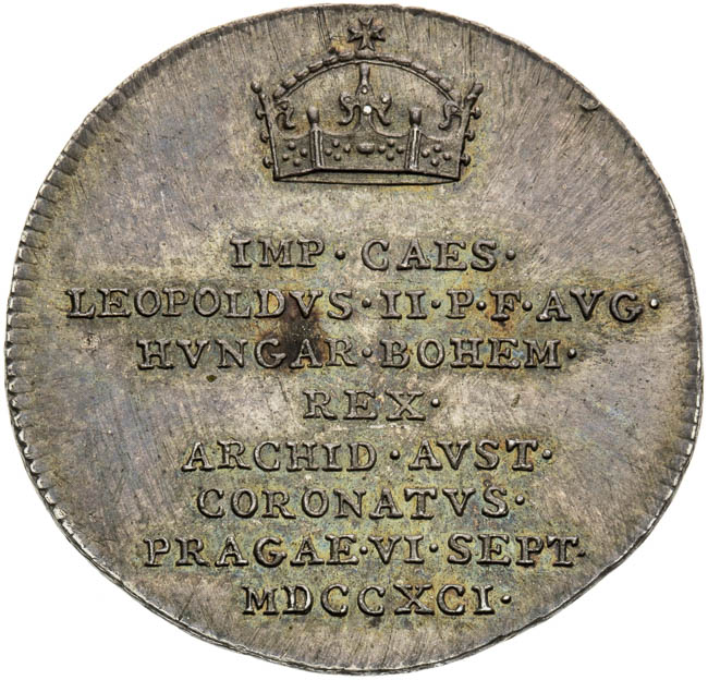 Silver Token 1791 - front