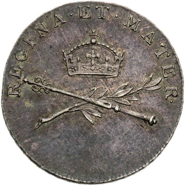 Silver Token 1791 - back
