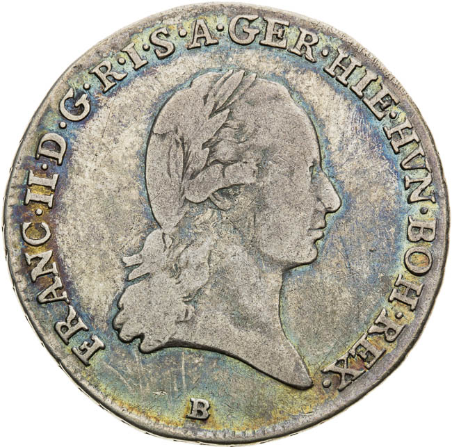1/4 Toliar 1791 - averz