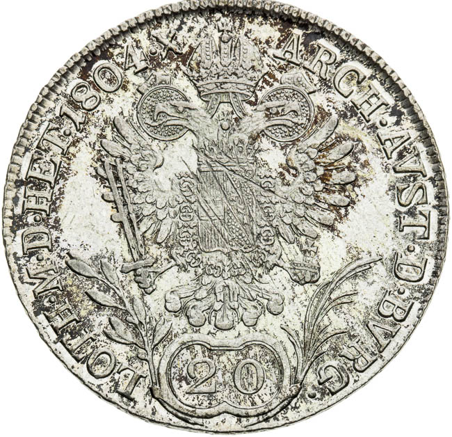20 Kreutzer 1804 - back