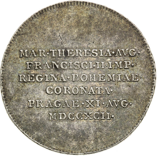 Silver Token 1792 - back